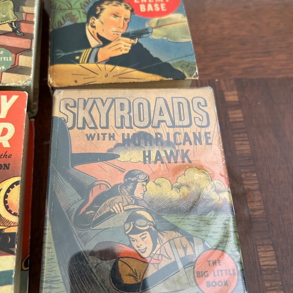 Vintage Big Little Book Collection of four Aviation and action - Picture 5 of 12